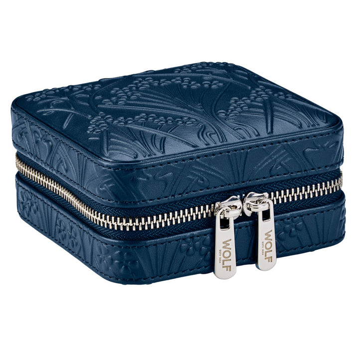 Wolf X Liberty all over lanthe Small Jewelry Box Farbe Navy seitlich 