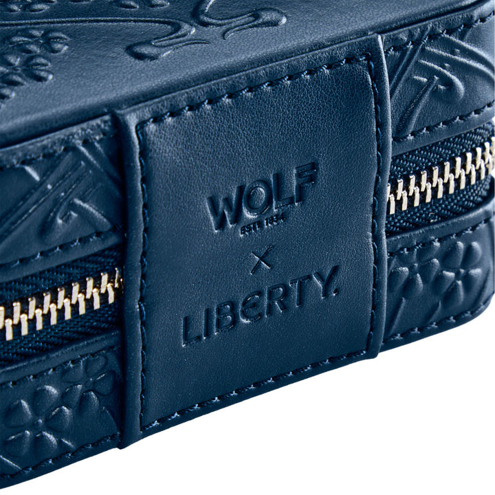 Wolf X Liberty all over lanthe Small Jewelry Box Farbe Navy Label 
