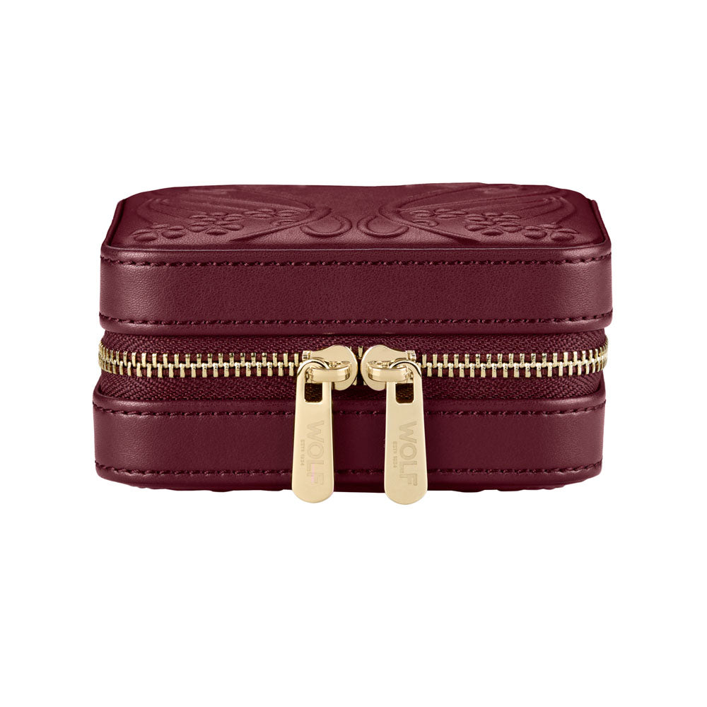 Wolf X Liberty all over lanthe Small Jewelry Box Farbe Burgundy frontal