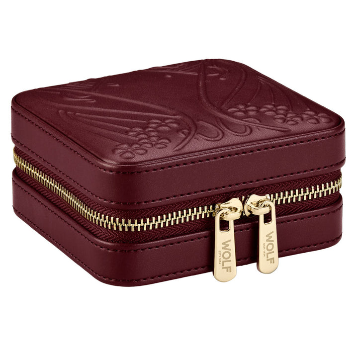 Wolf X Liberty all over lanthe Small Jewelry Box Farbe Burgundy seitlich