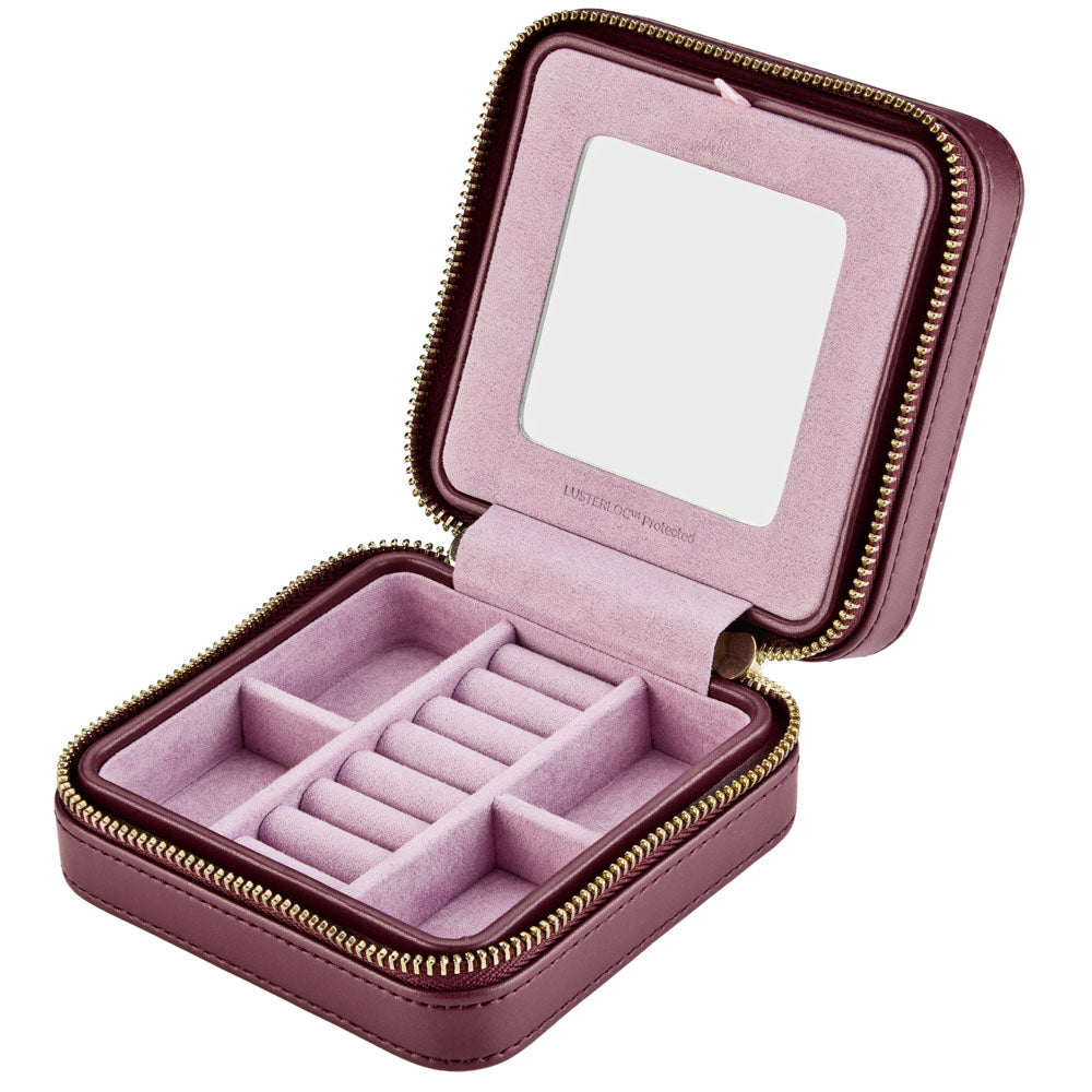 Wolf X Liberty all over lanthe Small Jewelry Box Farbe Burgundy geöffnet