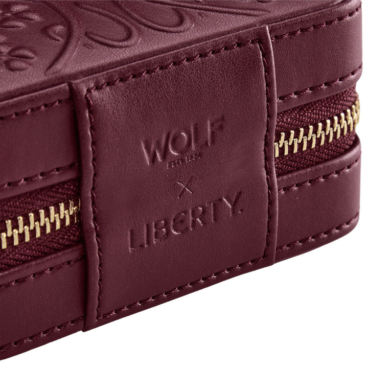 Wolf X Liberty all over lanthe Small Jewelry Box Farbe Burgundy Label