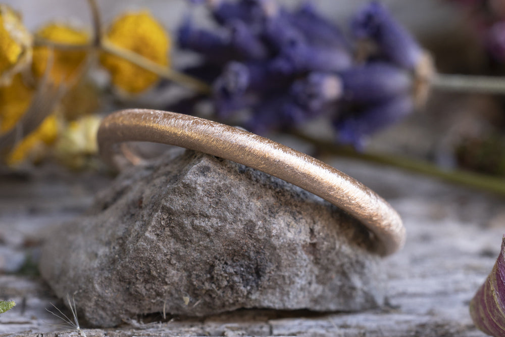 Verlobungsring Vorsteckring 585er Rosegold Pur