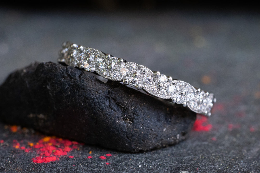 Verlobungsring Vorsteckring 950er Platin Adeline