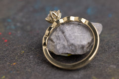 Verlobungsring Vorsteckring 585er Gelbgold Belle