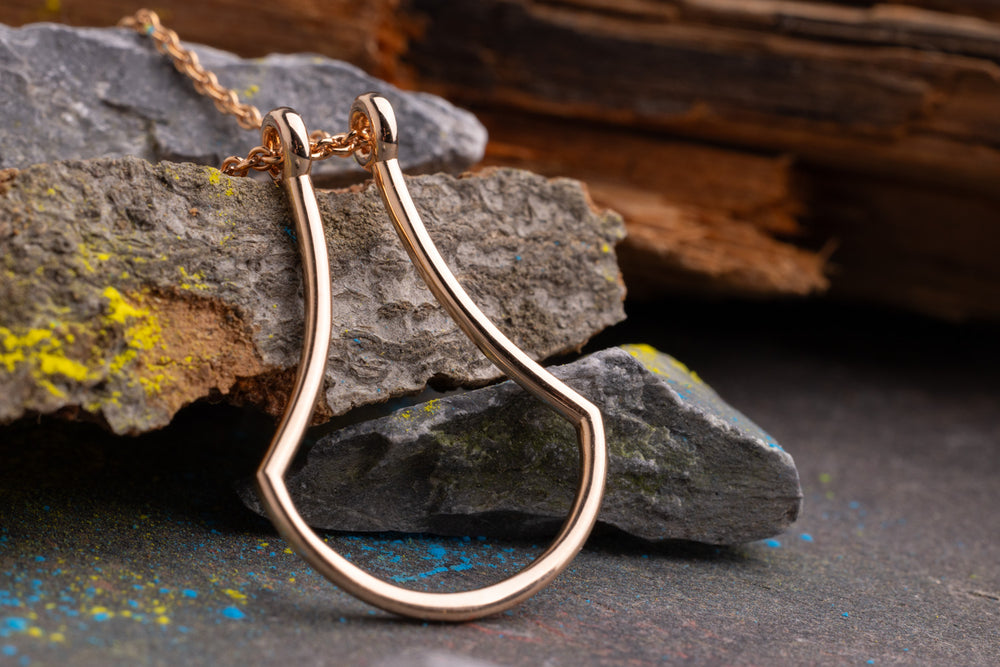 Ringkeeper Kette Bluebell Rotgold