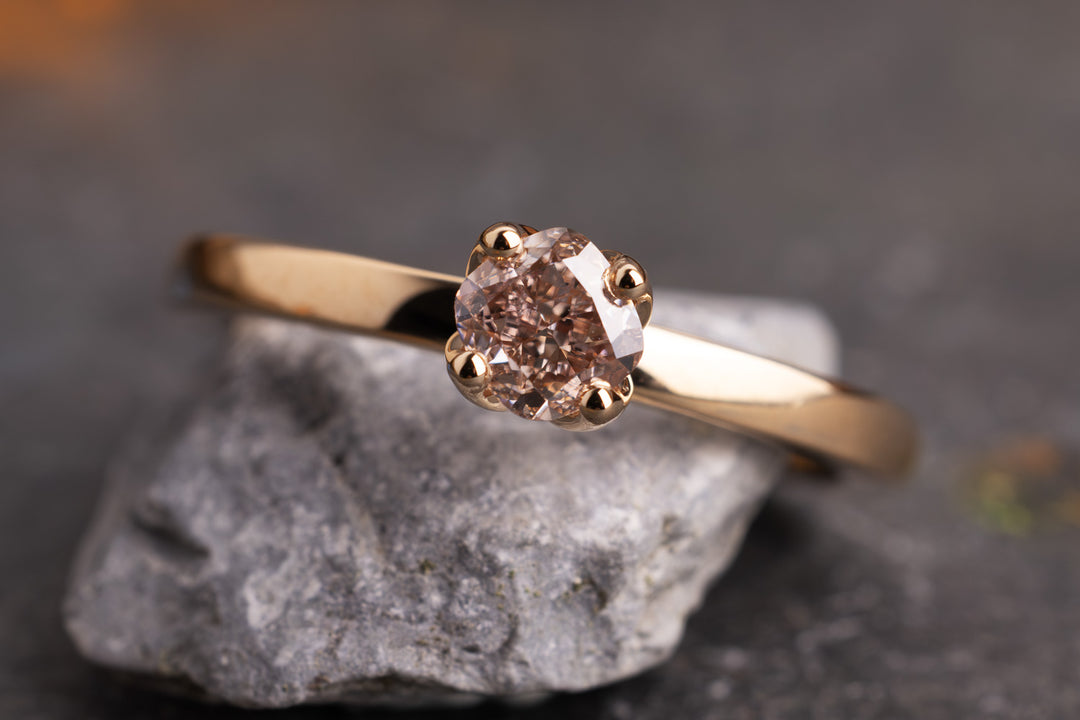 Unikat Verlobungsring Vorsteckring 750er Rosegold Little Rose