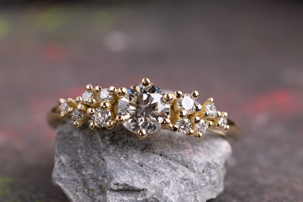 Verlobungsring 750er Gelbgold Mermaid