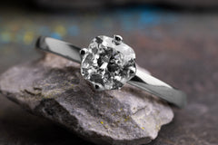Verlobungsring Vorsteckring 950er Platin Aurelie