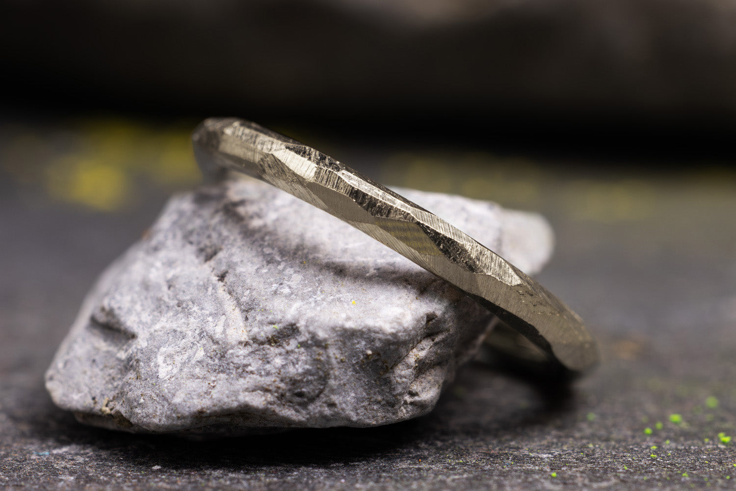 Verlobungsring Vorsteckring 750er Gelbpalladium Grenzenlos schlicht