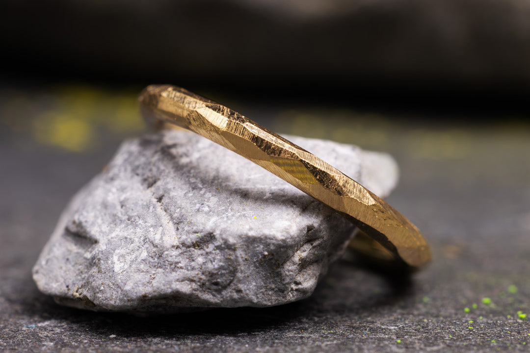 Verlobungsring Vorsteckring 750er Gelbgold Grenzenlos schlicht