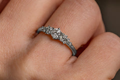 Verlobungsring 585er Weissgold Little Mermaid Hand