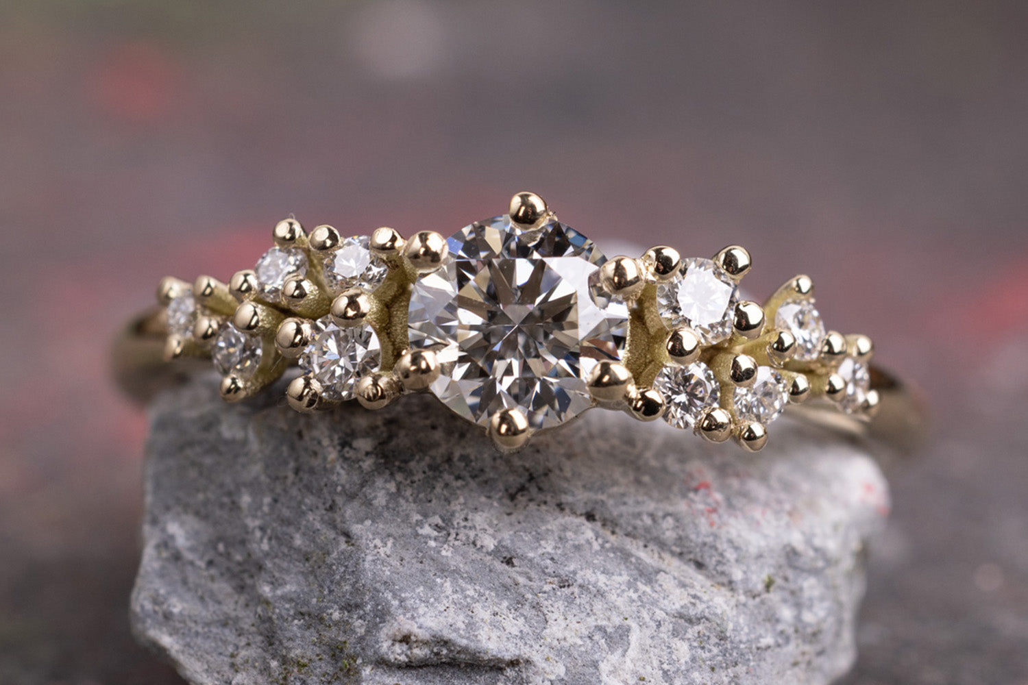 Verlobungsring 585er Gelbgold Mermaid