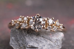 Verlobungsring 585er Rotgold Mermaid