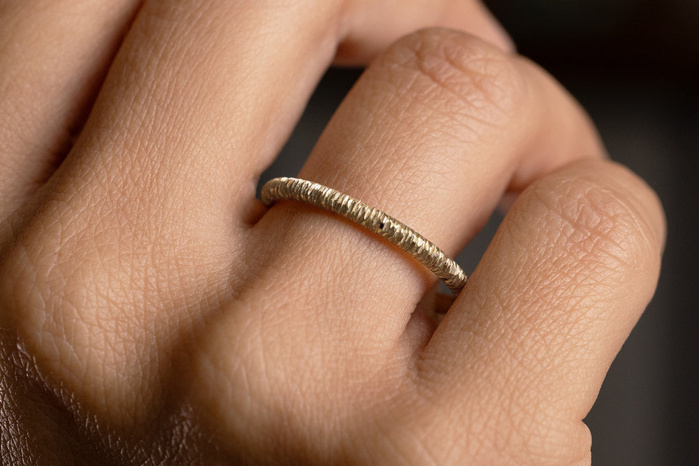 Verlobungsring Vorsteckring 585er Gelbgold Raubertochter Hand