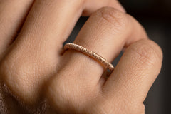 Verlobungsring Vorsteckring 750er Rotgold Raubertochter Hand