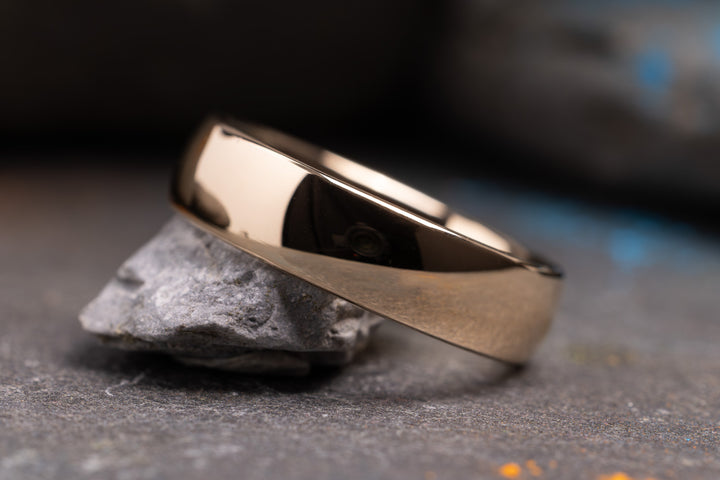 Ehering 585er Rosegold Pur Glanz