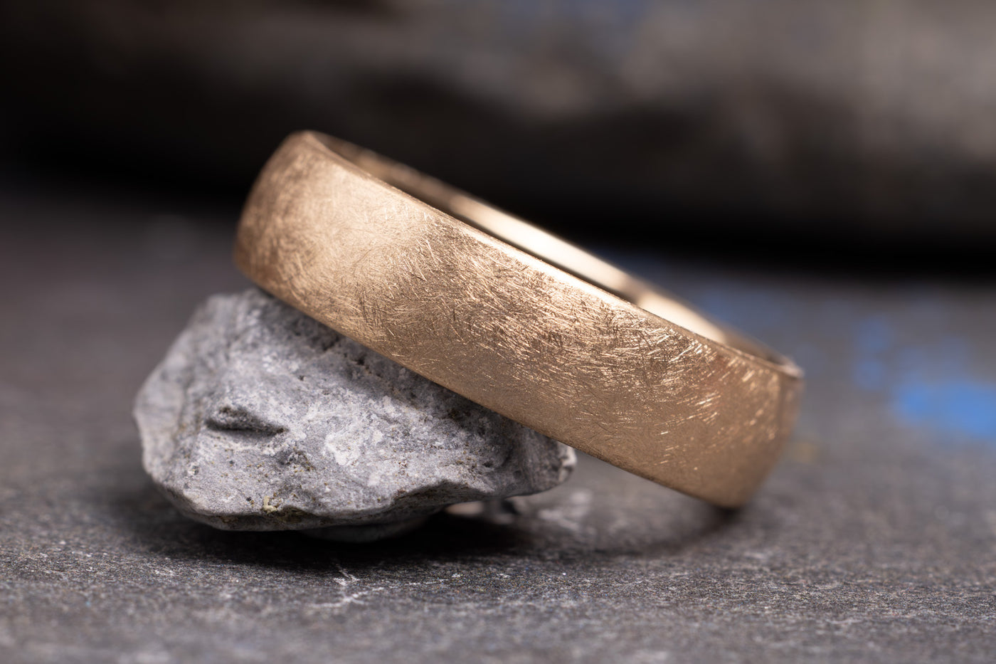 Pur eismatt 585/- Roségold