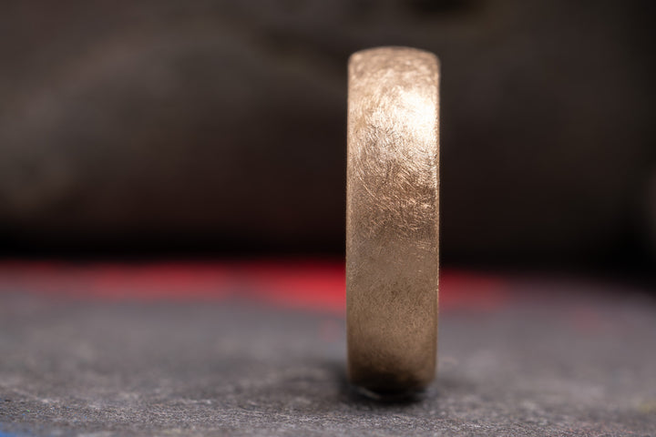 Ehering 750er Rosegold Pur Eismatt
