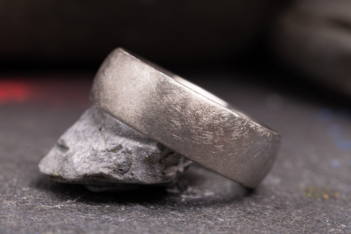 Pur eismatt 950/- Palladium