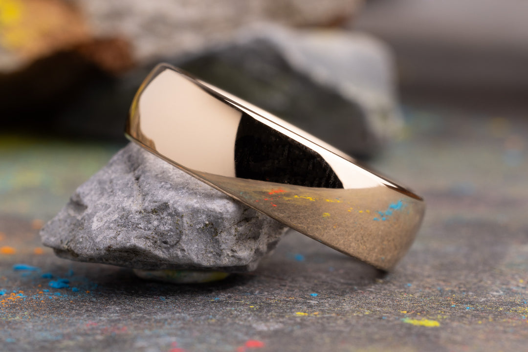 Ehering 750er Rosegold Pur Glanz