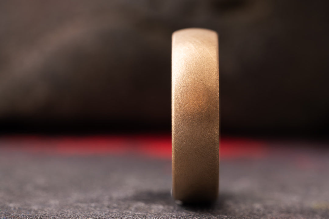 Ehering 750er Rosegold Pur Seidenmatt