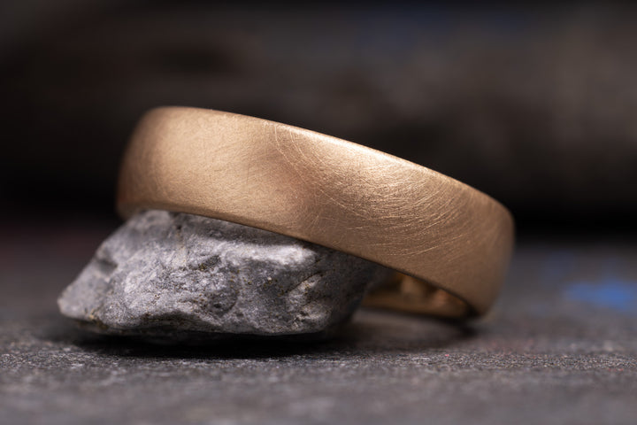 Ehering 750er Rosegold Pur Seidenmatt