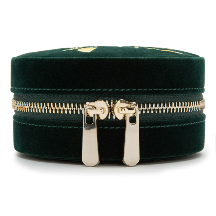 Schmuckbox samt WOLF Travelcase Zoe Travelround Forrest green