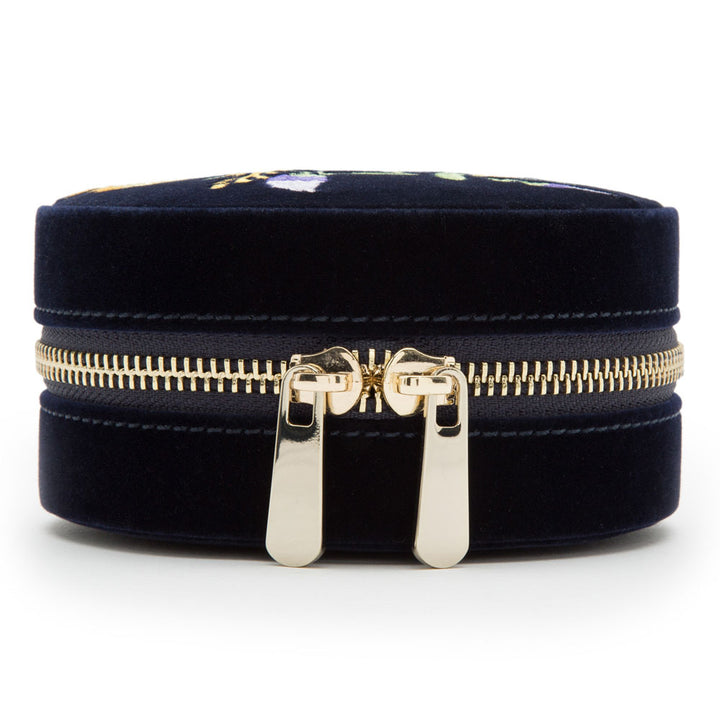 Schmuckbox samt WOLF Travelcase Zoe Travelround Indigo frontal