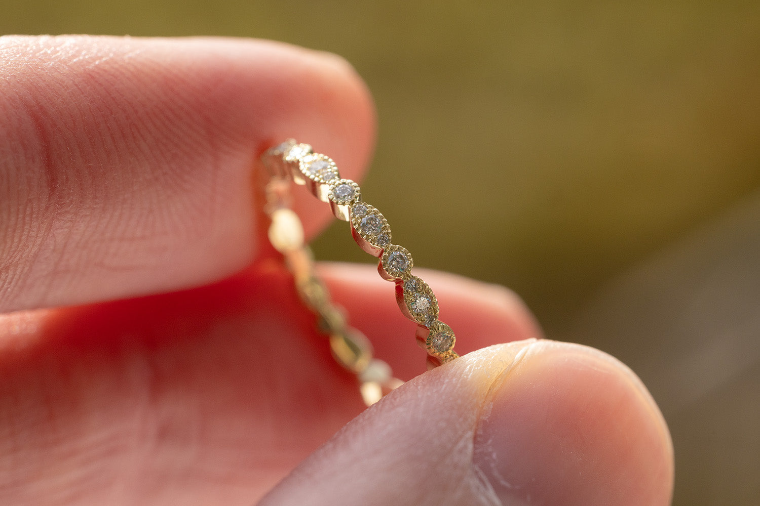 Verlobungsring Vorsteckring 585er Gelbgold Rapunzel Small Sonnenlicht