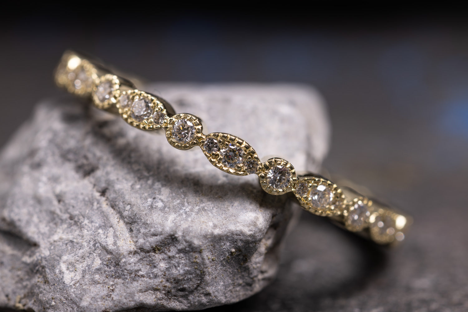 Verlobungsring Vorsteckring 585er Gelbgold Rapunzel Small