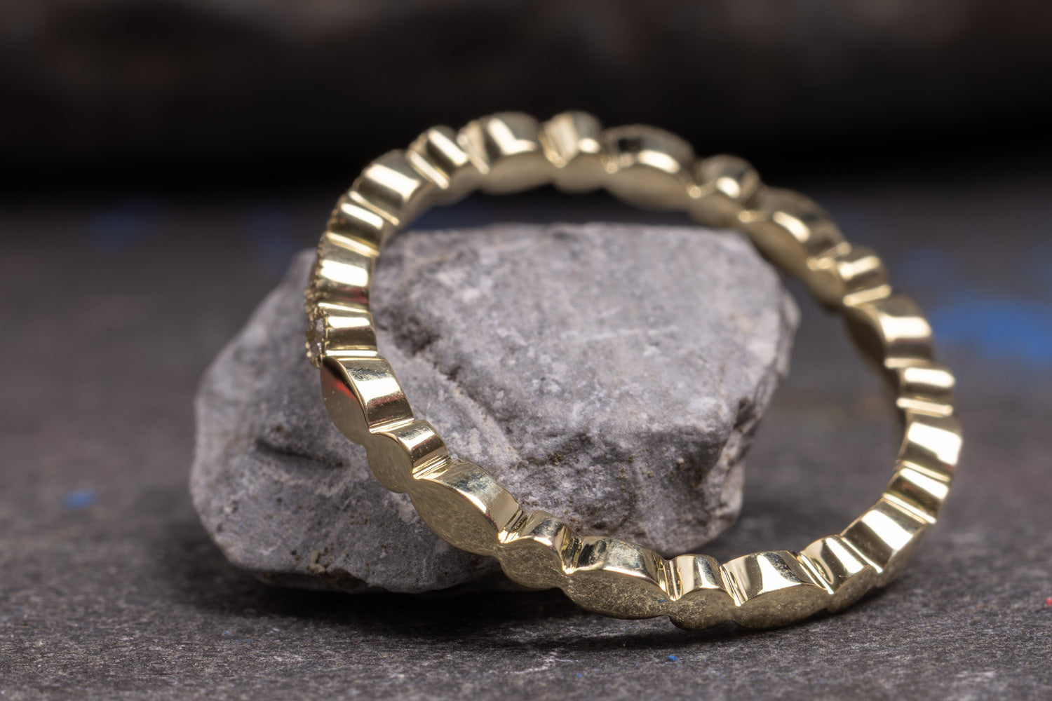 Verlobungsring Vorsteckring 585er Gelbgold Rapunzel Small