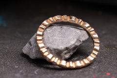 Verlobungsring Vorsteckring 585er Rotgold Rapunzel Small seitlich 