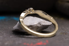 Verlobungsring Vorsteckring 585er Gelbgold Schnatz