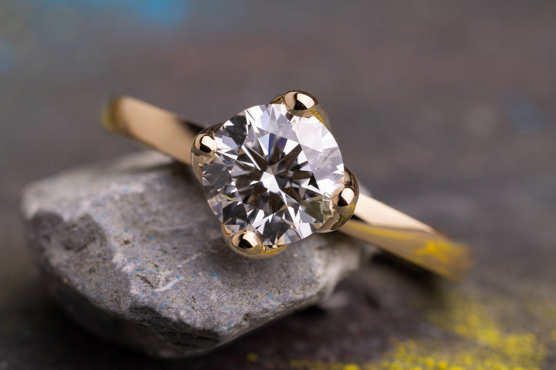 Verlobungsring Vorsteckring Gelbgold Sophie