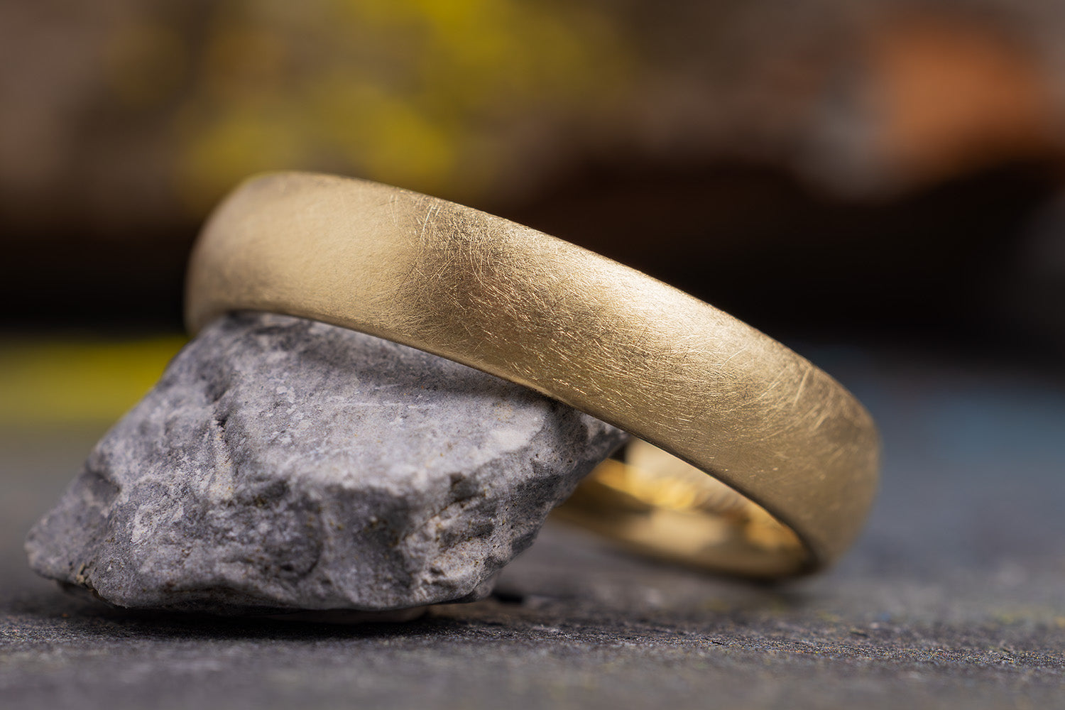 Ehering 585er Gelbgold Pur seidenmatt