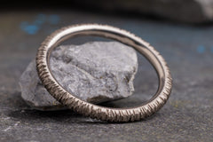 Verlobungsring Vorsteckring 750er Weissgold Raubertochter seitlich