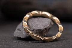 Verlobungsring Vorsteckring 585er Rosegold Vintage Flower