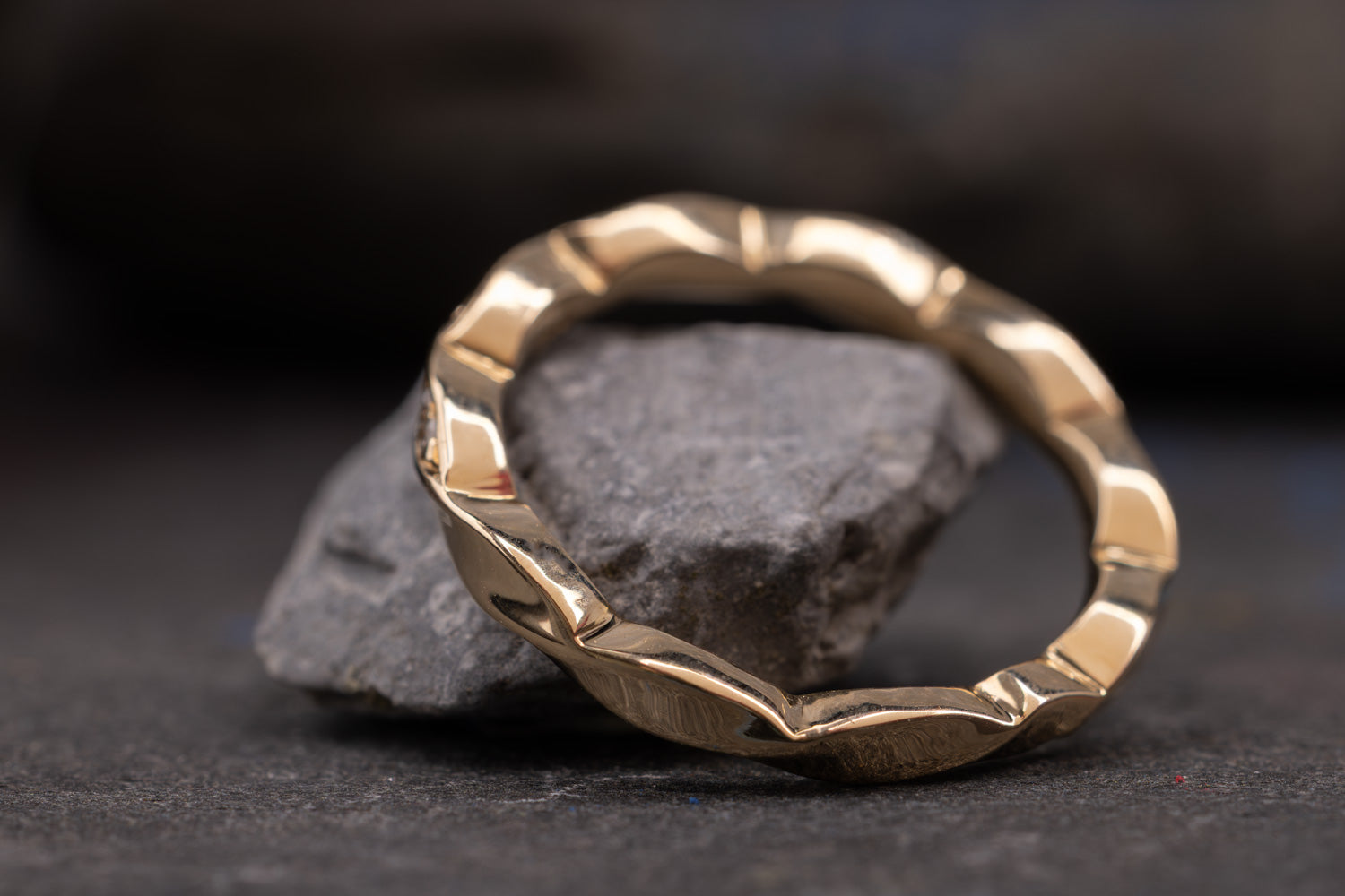 Verlobungsring Vorsteckring 585er Rosegold Vintage Flower
