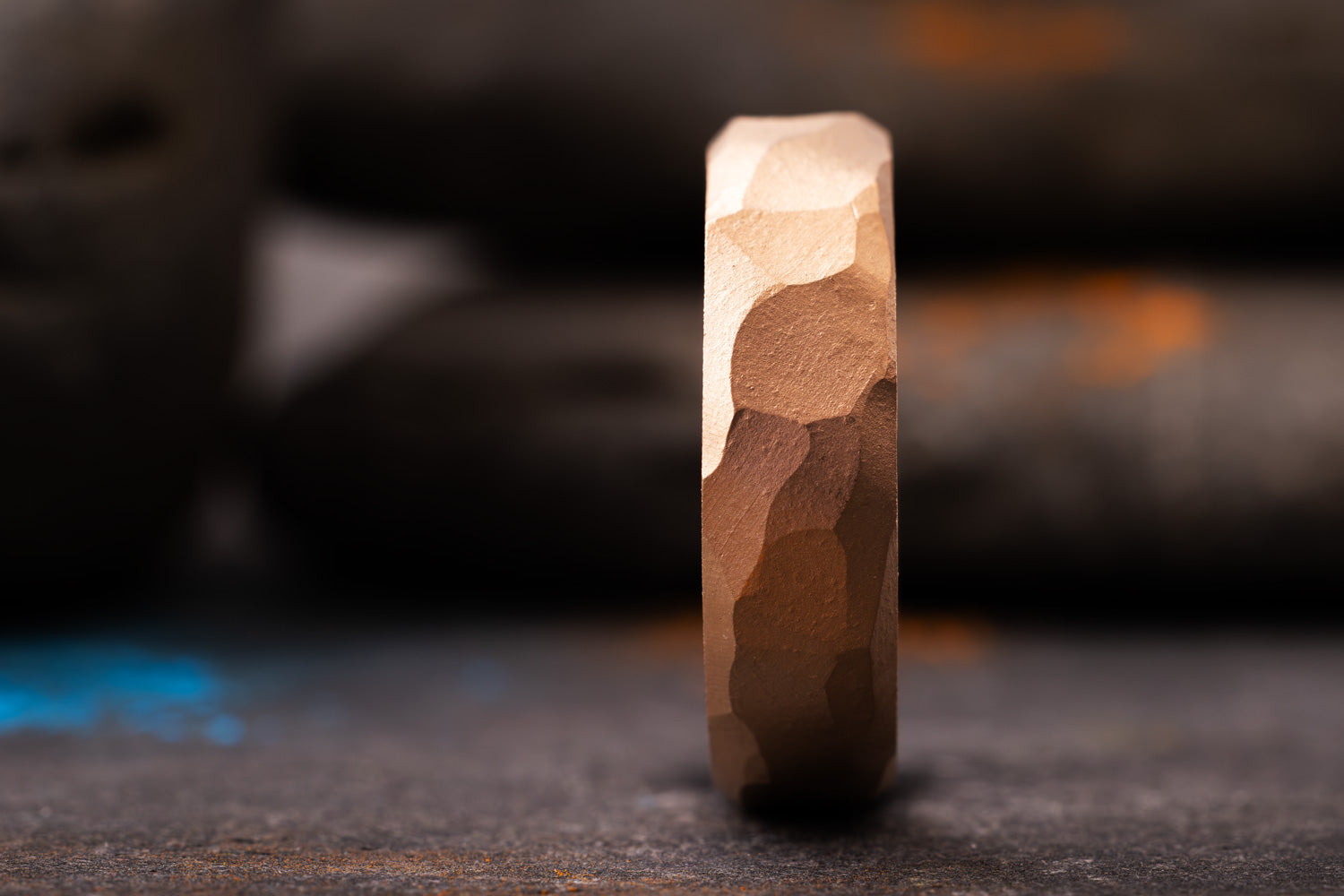 Ehering 585er Rotgold Küsstensand