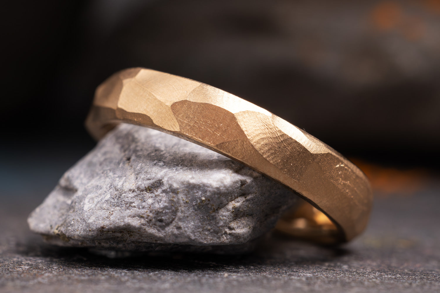 Ehering 750er Rosegold Küsstensand