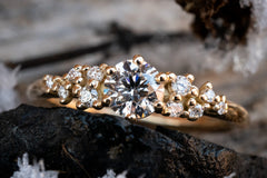 Verlobungsring 750er Gelbgold Mermaid