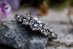 Verlobungsring 950er Platin Mermaid