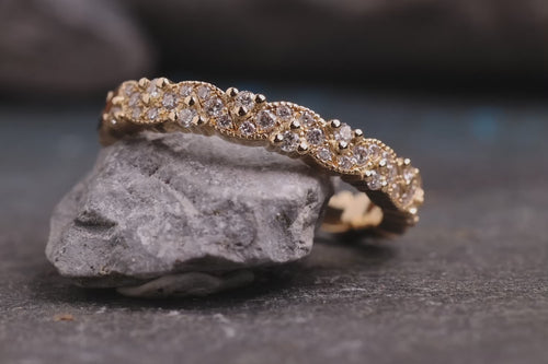 Verlobungsring Vorsteckring 750er Gelbgold Adeline Nahaufnahmen