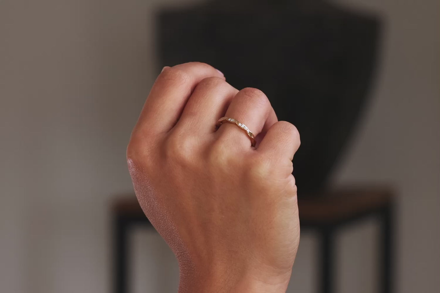 Vintage Flower 585/- Gelbgold