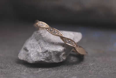 Vintage Flower 585/- Gelbgold