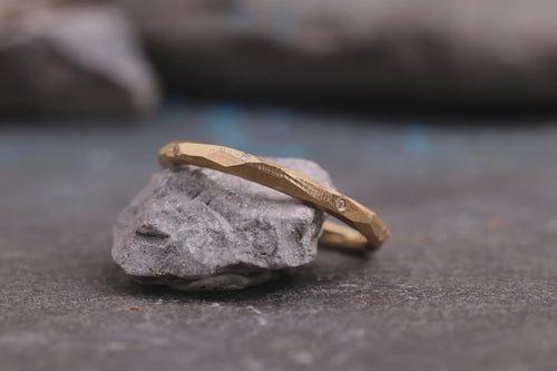Verlobungsring Vorsteckring 750er Gelbgold Grenzenlos Sparkle Nahaufnahmen