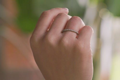 Verlobungsring Vorsteckring Weissgold Raubertochter Handmodel