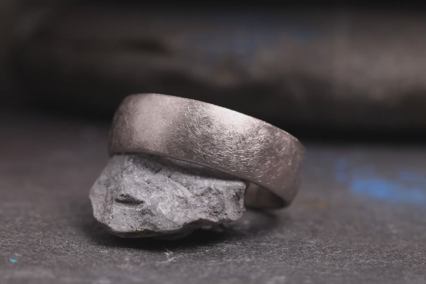 Pur eismatt 950/- Palladium