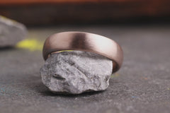Ehering 750er Rosegold Pur Strichmatt Nahaufnahmen